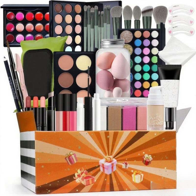 Complete set of makeup for beginners     POP009C-Orange - Image 1