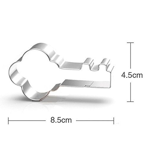 WOTOY Small Key and House Cookie Cutters Set - Stainless Steel - Image 2