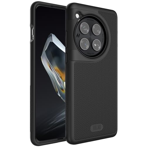 TUDIA حافظة هاتف TUDIA MergeGrip لهاتف OnePlus 12 5G 2024 - درجة عسكرية، مختبرة ضد السقوط، طبقتين، مضادة للصدمات، غير قابلة للانزلاق، ثقيلة الوزن وغطاء واقي - Image 1