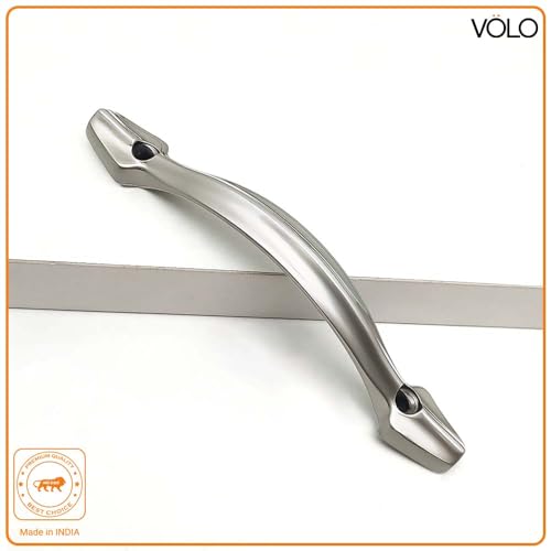 VOLO Chrome Finish Door and Window Handle for Home, Kitchen, and Office Doors - Cabinet/Window Handle for Modern Interiors (Model: Run 52) (1, 96MM (4 Inch)) - Image 4