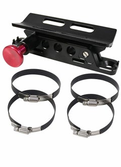 Vehicle Adjustable Quick Release Roll Bar Fire Extinguisher Mount Holder Brackets for Jeep TJ JK JKU JL UTV Polaris RZR Ranger Camper Van Aluminium