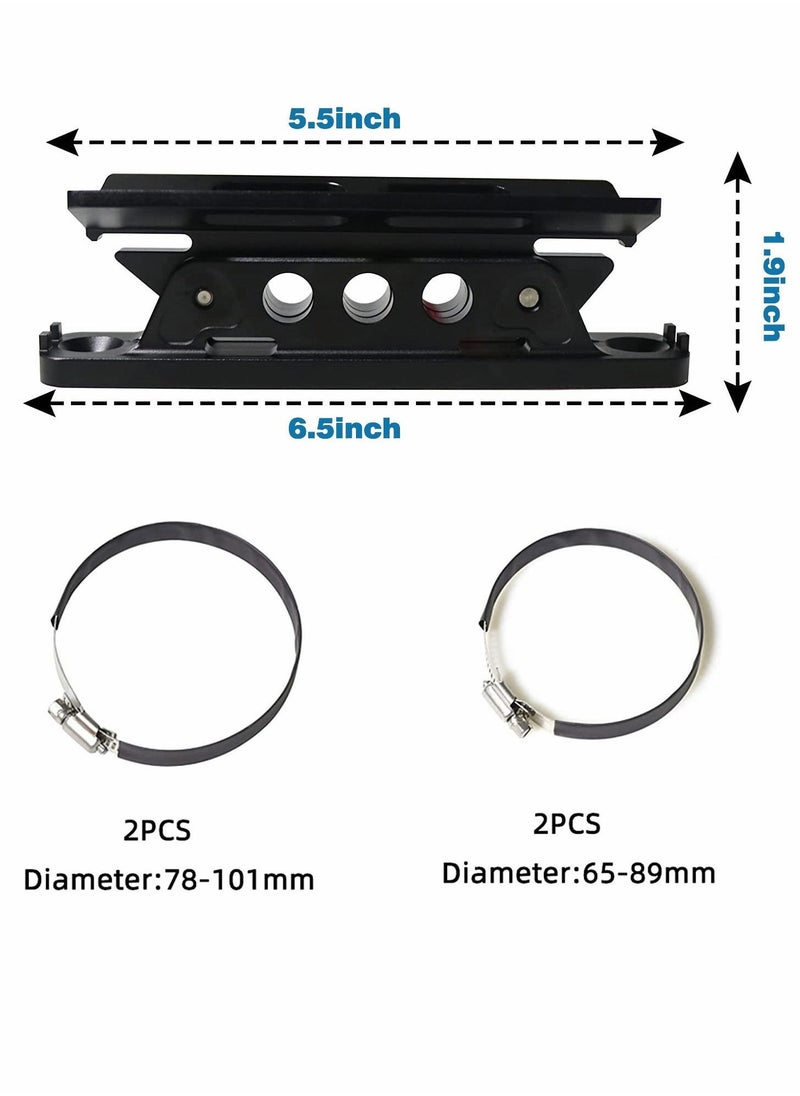 Y&D - Vehicle Adjustable Quick Release Roll Bar Fire Extinguisher Mount Holder Brackets for Jeep TJ JK JKU JL UTV Polaris RZR Ranger Camper Van Aluminium - Image 1