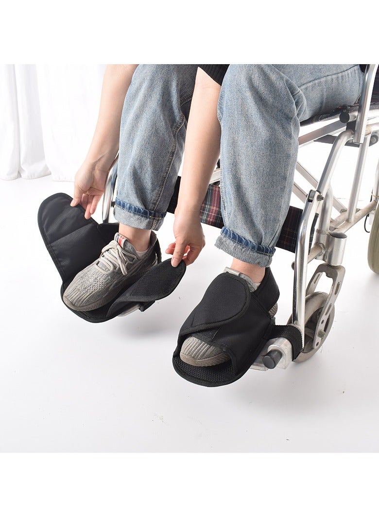 general Wheelchair anti-fall protective shoes restraint shoes anti-fall wheelchair accessories fixed shoes for elderly sold in pairs - Image 3