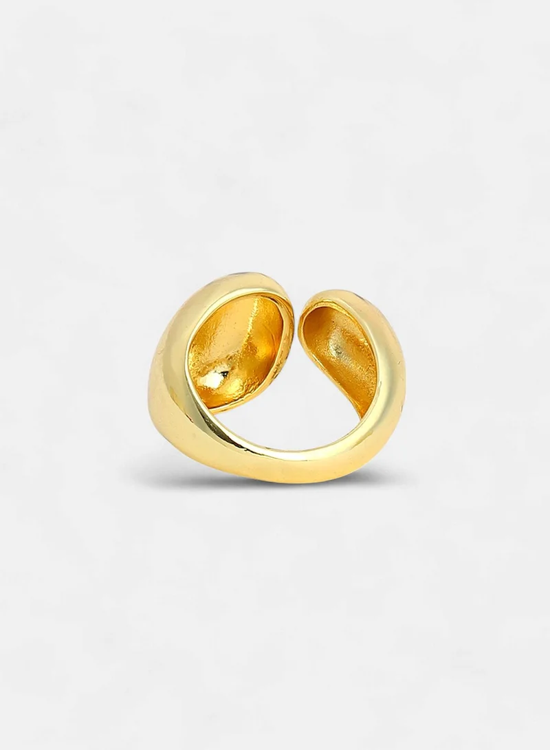 Sohi  Semi-Chunky Adjustable Artificial Finger Ring Jewellery for Women | Best Price UAE