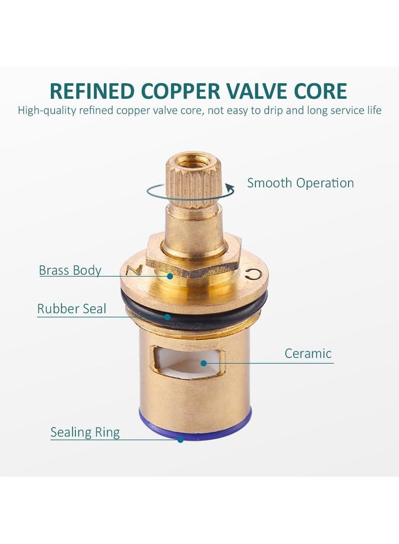 Rubik Double Outlet Faucet Tap G1/2", One IN and two OUT, Multifunctional Stainless Steel Water Tap Double Bibcock Outdoor Garden Washing Machine Mop - Image 4