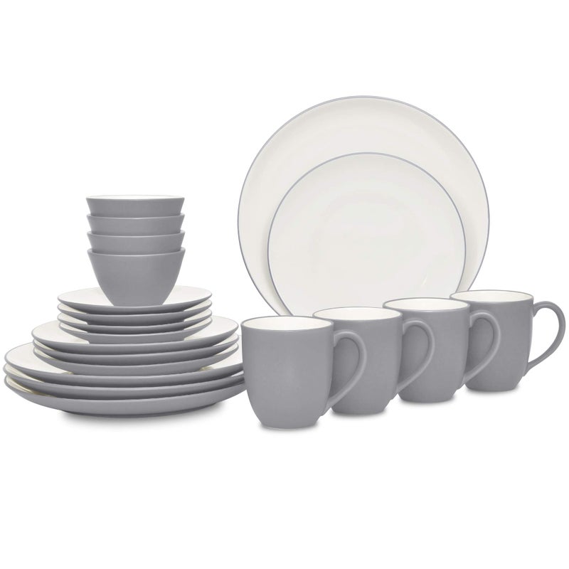 Noritake Colorwave Slate 20Piece Dinnerware Set Service for 4