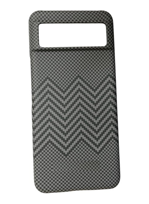 Carbon Fiber Pattern Phone Case for Google Pixel 8  , Chevron Design