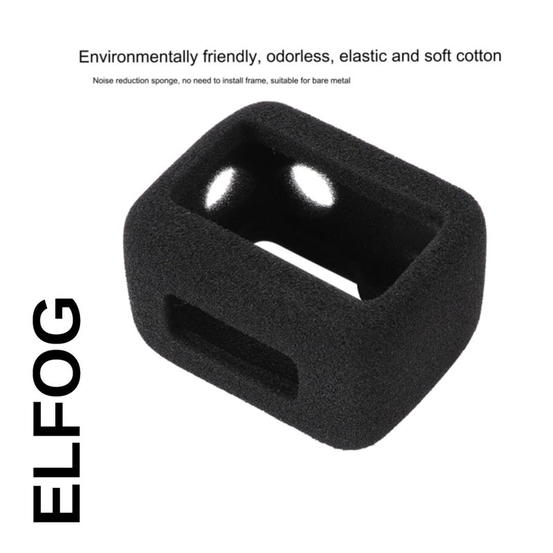 ELFOG Compatiable for Insta360 Ace Pro Sponge Foam Windshield Housing Case (Black) - Image 3