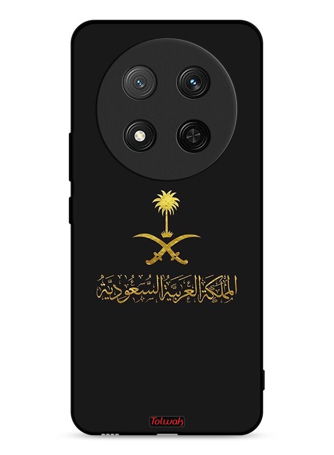 Tolwak غطاء حماية لهاتف Honor X9c 5G مع شعار المملكة العربية السعودية - Image 1