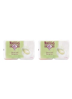 Le Petit Marseillais Savon Soin Surgras  French Surgras with Almond Oil Soap 2 Pack Total of 14oz