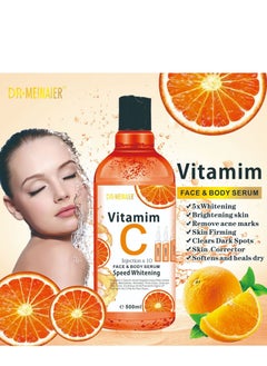 DR.MEINAIER Vitamin C Face & Body Serum 100% 500ml  - Image 2