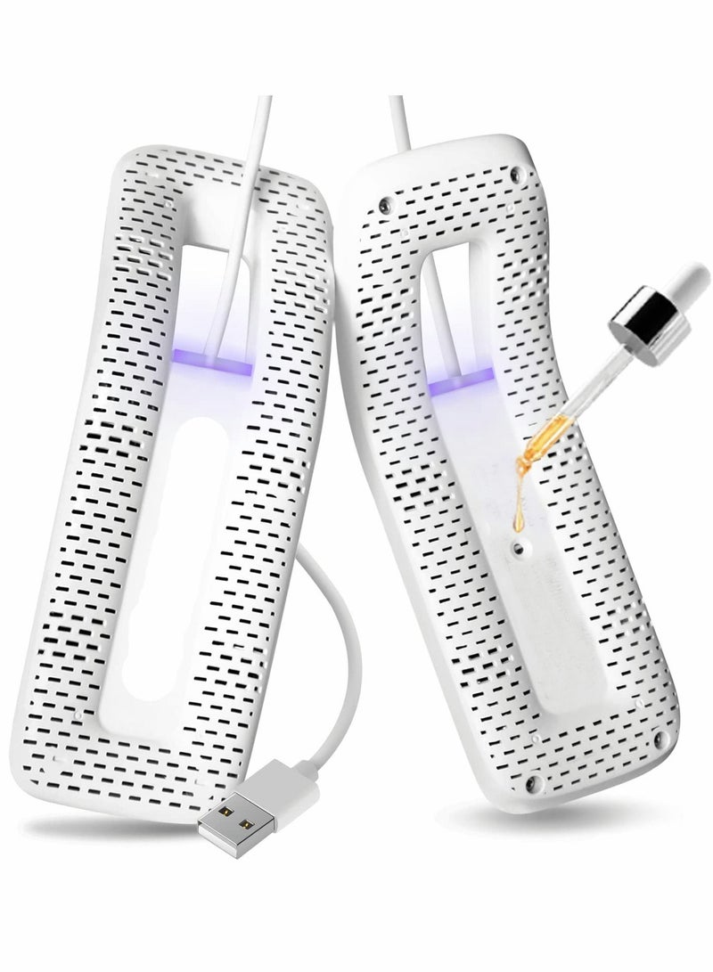SYOSI Boot Dryer Shoe Dryer, Portable Footwear Dryers Machine using USB Technology can Dry and Deodorize Cleats, Shoes, Work Boots, Ski Boots, Socks, Gloves and More, Eliminate Bad Odor and sanitize Shoes!  - Image 1