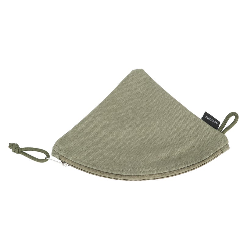 Coffee Filter Holder Canvas Waterproof Reusable Coffee Conical Filter Paper Storage Bag for Travel Picnic - Image 4