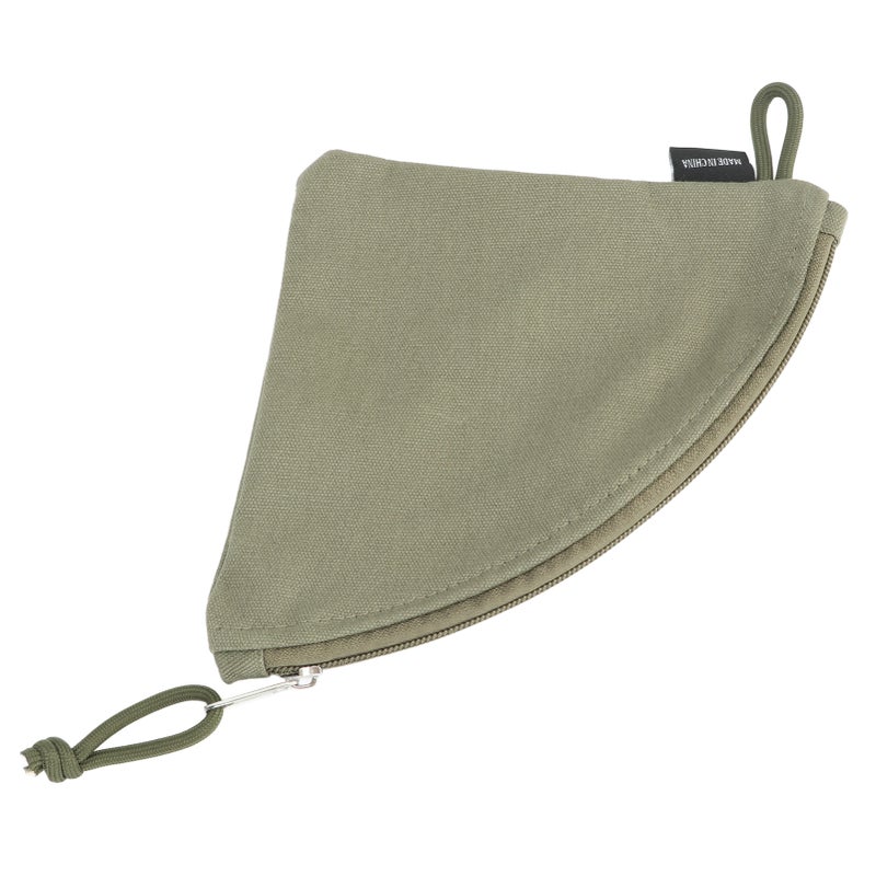 Coffee Filter Holder Canvas Waterproof Reusable Coffee Conical Filter Paper Storage Bag for Travel Picnic - Image 3