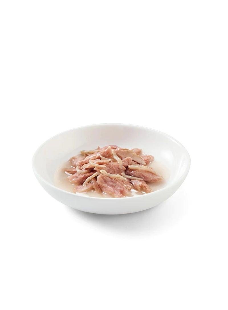 Schesir 10PC Tuna With Whitebait Adult Cat Wet Food 140g  - Image 2