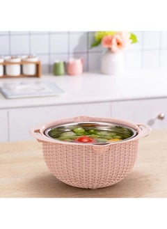 4 in 1 Mixing Bowl Set,360° Kitchen Strainer,Fruit/Vegetable Salad Mixer,Suitable for Home/Restaurant(Pink) - pzsku/Z5858A1EFCF57B7F59E4CZ/45/_/1721118238/027da7b0-e3f9-4ce1-bcfe-35cada2da233