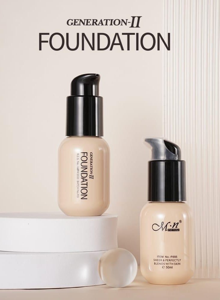 Mn MENOW Foundation Cream 50ml - No. 2 - Image 3