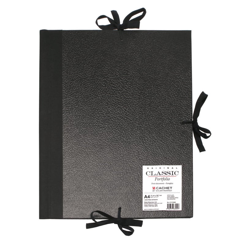 Cachet Classic Student Portfolio 9 in. x 12 in. pad with Flaps - Image 4