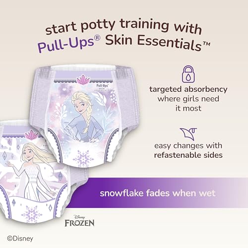 Pull-Ups Girls' Skin Essentials Potty Training Pants, Training Underwear, 3T-4T (32-40 lbs), 54 Ct - Image 2