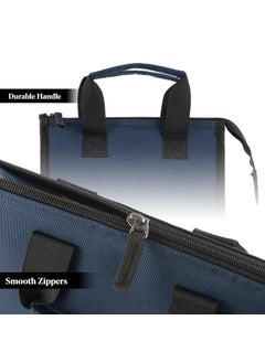 Shopoflux SHOPOFLUX Lunch Bag for Men and Women, Insulated Tiffin Bags for Office, College, School (Blue)  - Image 3