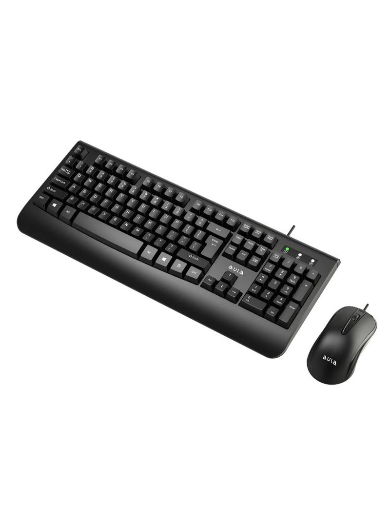 AULA AC102 Wired keyboard and mouse combo - Image 1