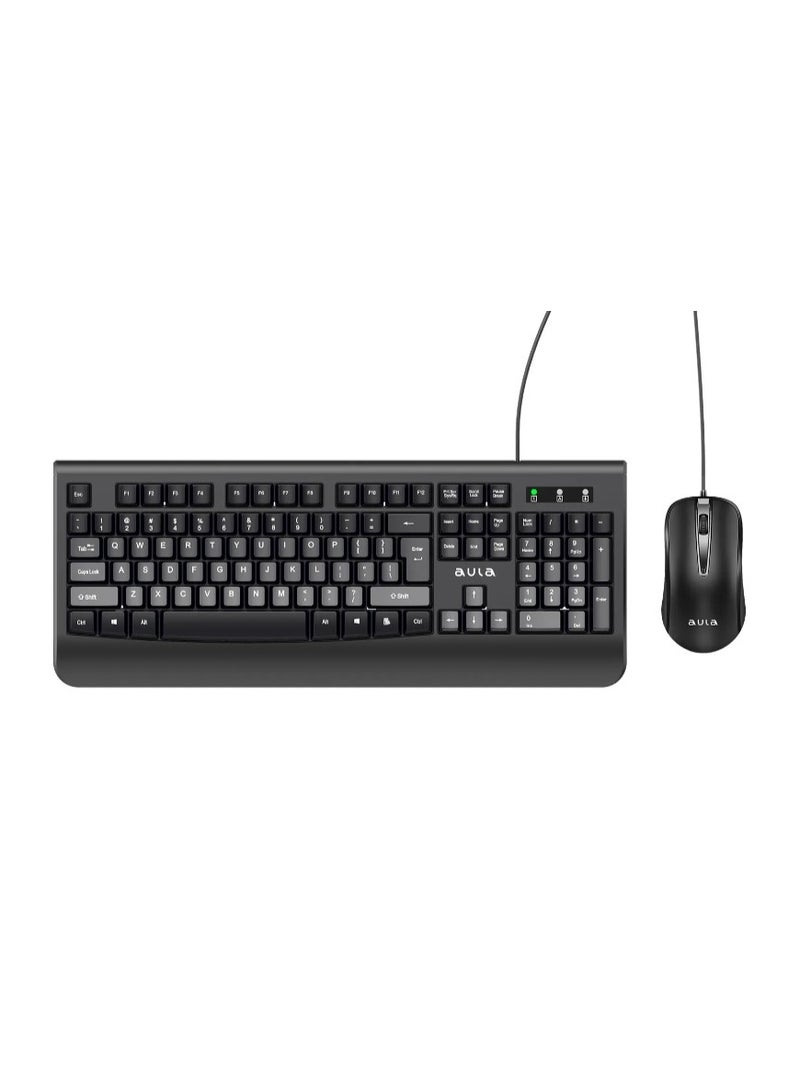 AULA AC102 Wired keyboard and mouse combo - Image 2