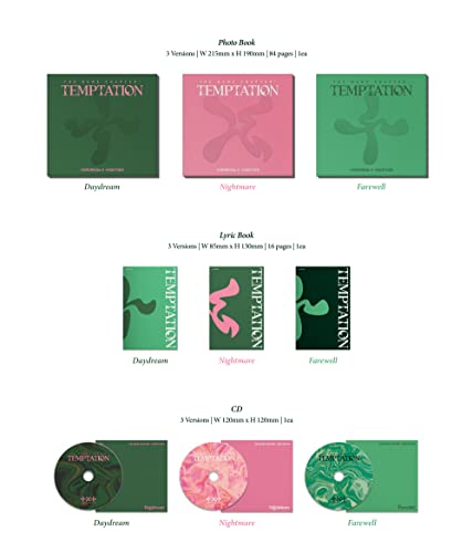 Bighit TOMORROW X TOGETHER TXT - THE NAME CHAPTER : TEMPTATION Album (Nightmare ver.) - Image 4