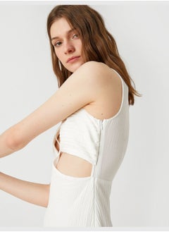 KOTON Cut Out Frill Dress  - Image 2