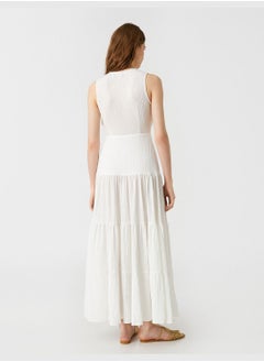 KOTON Cut Out Frill Dress  - Image 4