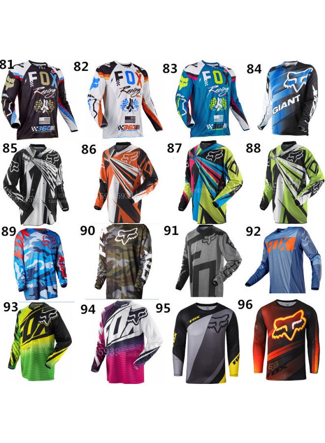 Mountain Bike Riding Suit Top Men's Long Sleeve Off-road Riding Suit Quick-dry T-shirt