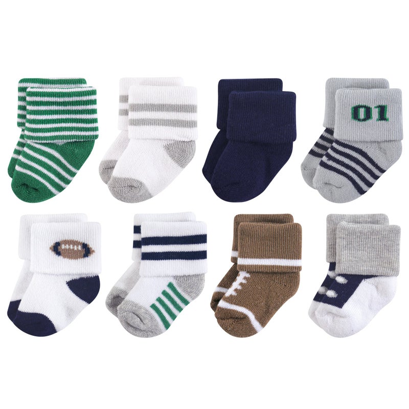 Little Treasure Little Treasure Unisex Baby Newborn Socks Football 06 Months 