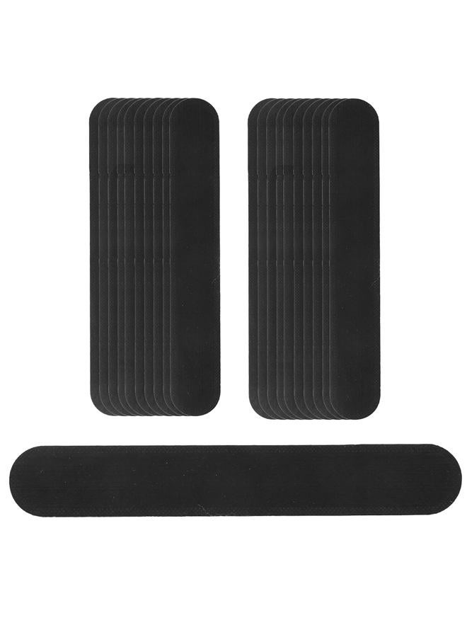 yuyte Collar Protector Sweat Pads Disposable Collar Absorbent Shirt Pad Neck Liner Pads Protector Prevent Sweat [Black]  - Image 1