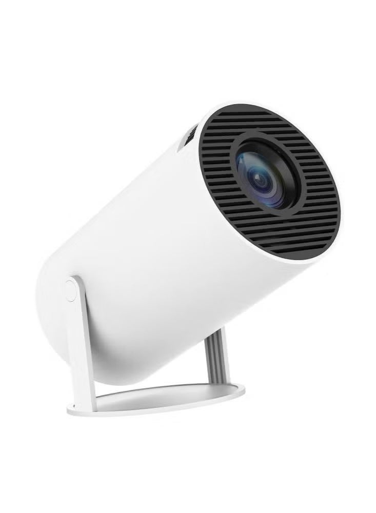 2025 Newest Smart Projector 4K HDR with 3000 Lumens Daylight Viewing-50% Brighter LounderThan other Projectors- Full HD 1280*720P - Support 4K - Electronic Focus - Android 11.0 - Portable Projector with WiFi 6 and Bluetooth 5.4 - Mobile Home Theater - Compatible with Android/iOS/Windows/TV Stick/HDMI/USB