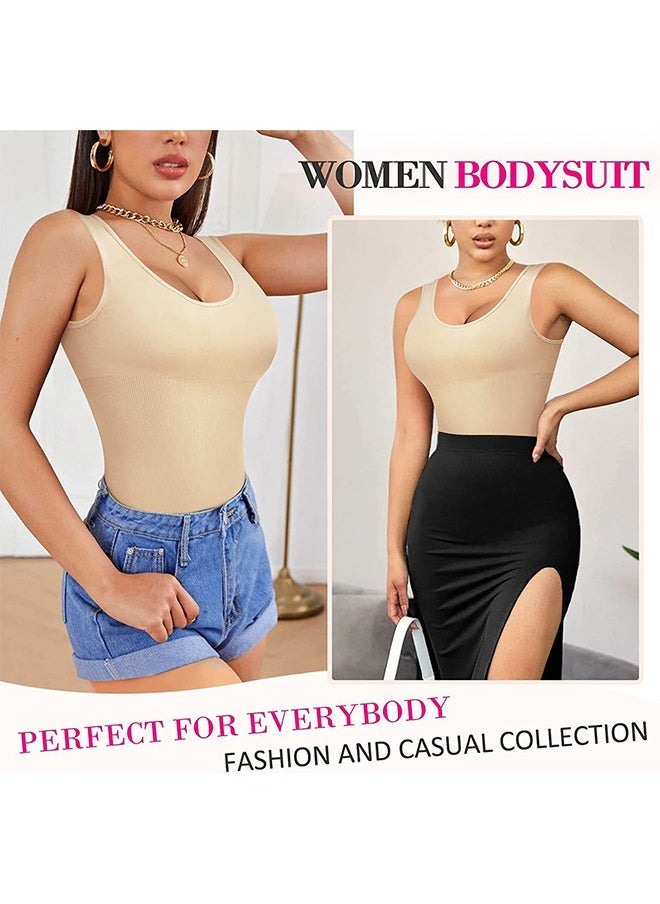 Ocean Full Body Shaper, Bodysuit for Women Tummy Control Lift Compression Garment, Body Slim Shapewear，Round NeckWaist Trainer Bodysuit, Suitable for Daily Life and Exercise - Image 2