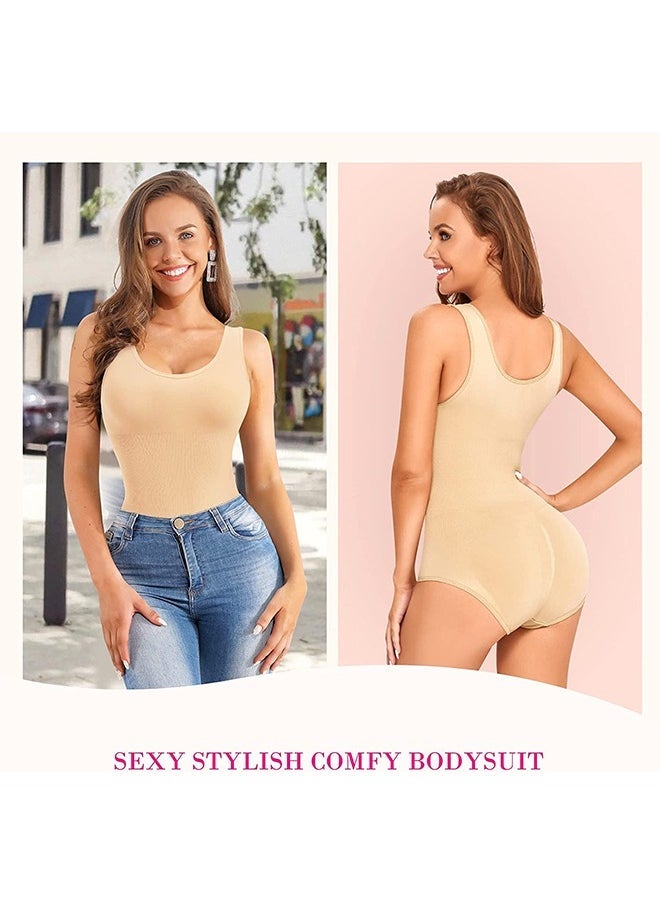 Ocean Full Body Shaper, Bodysuit for Women Tummy Control Lift Compression Garment, Body Slim Shapewear，Round NeckWaist Trainer Bodysuit, Suitable for Daily Life and Exercise - Image 3