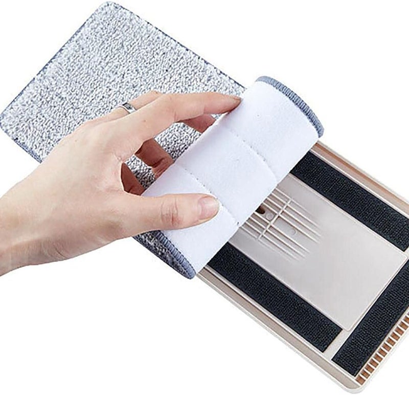 klarako Microfiber Mop Pads Mop Head Replacement Machine Washable, Reusable Floor Cleaning Pads Easy Removable Mop Pads Compatible with Any Microfiber Flat Mop (1xSmall) - Image 3