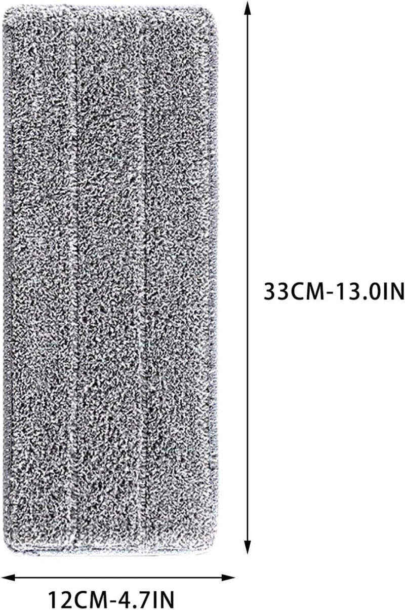 klarako Microfiber Mop Pads Mop Head Replacement Machine Washable, Reusable Floor Cleaning Pads Easy Removable Mop Pads Compatible with Any Microfiber Flat Mop (1xSmall) - Image 5