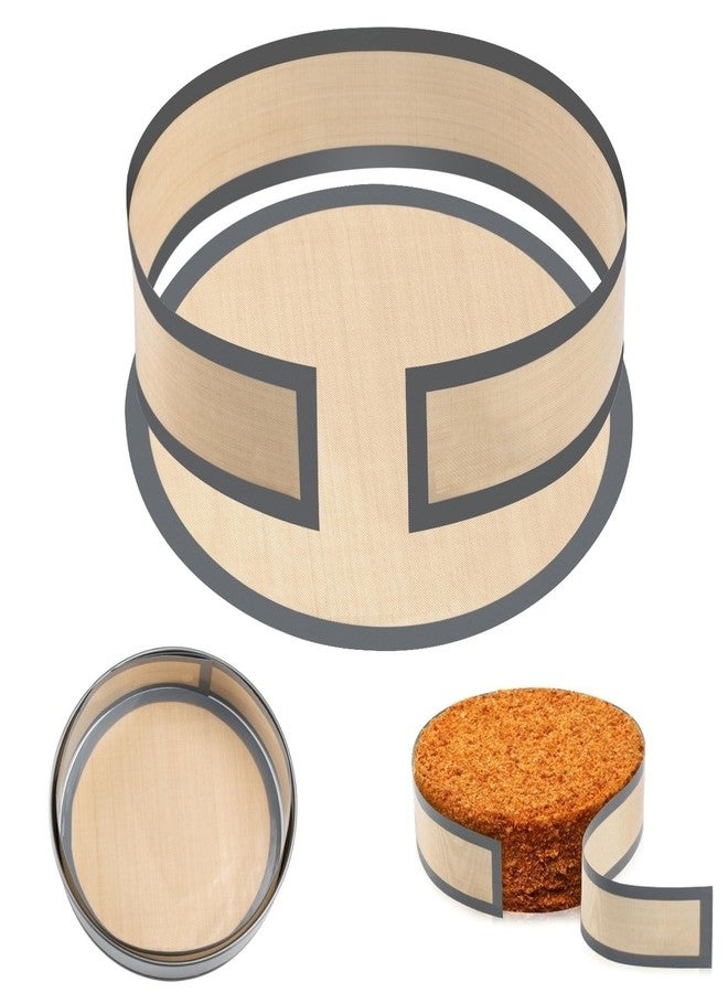 Friheten Non Sick Silicone Baking Mat for Springform Pan 9 inch, Prevent cake from Sticking to Bottom and Side, Easy Clean Silicone mat for Cheesecake Pan - Image 1