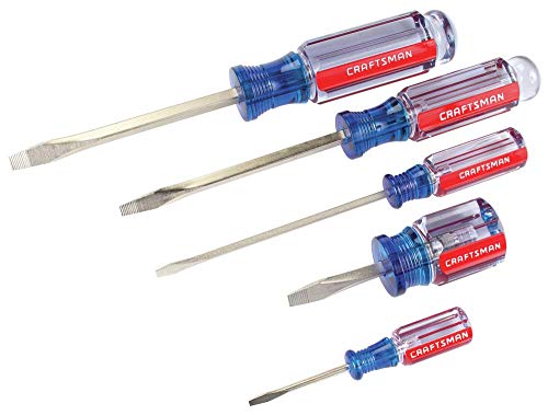 CRAFTSMAN Screwdriver Set SlottedFlat Head 5Piece CMHT65032 - Image 1