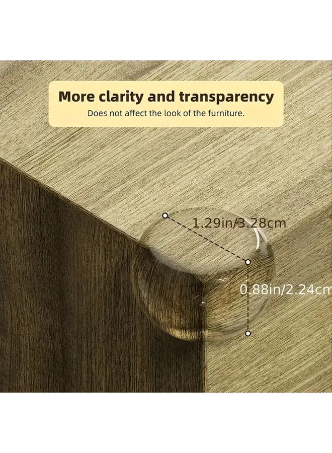 30pcs Round Clear Heavy Duty Silicone Anti Collision Bumpers For Furniture Corners - Image 2