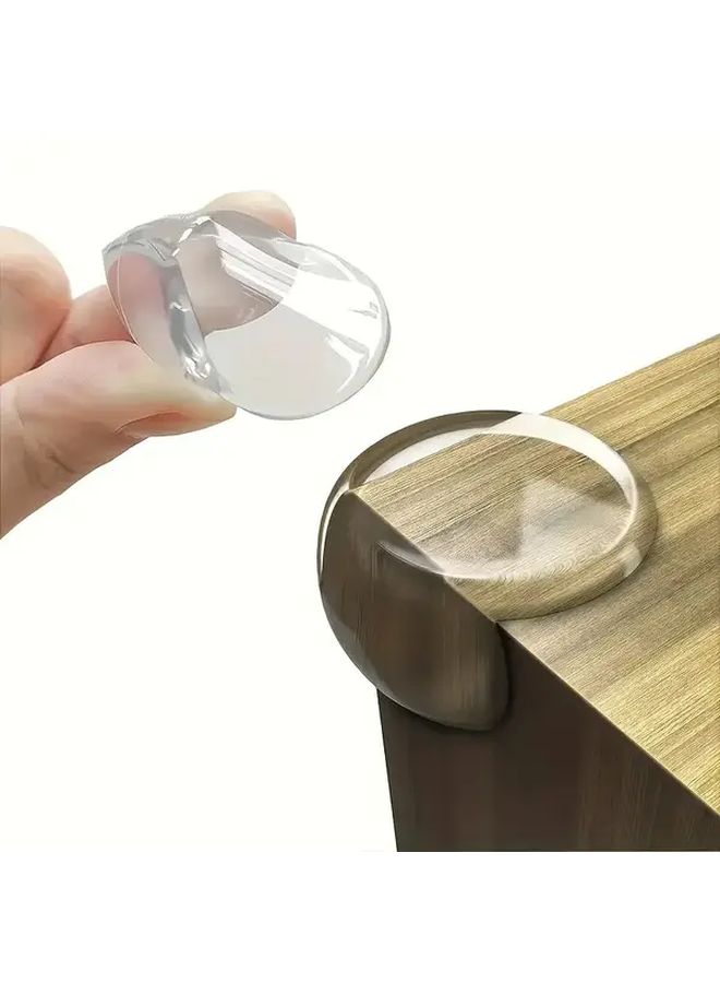 30pcs Round Clear Heavy Duty Silicone Anti Collision Bumpers For Furniture Corners - Image 1