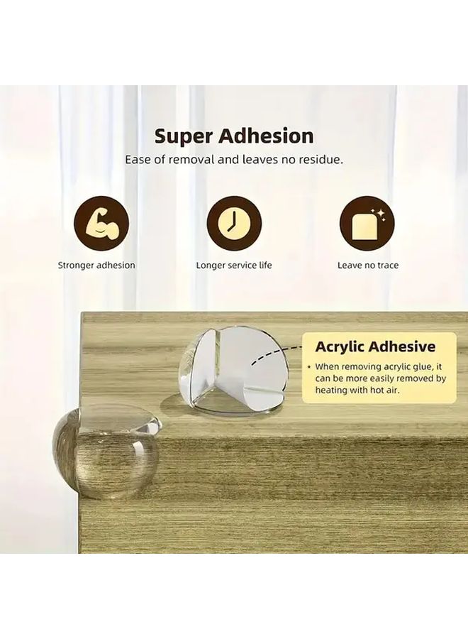 30pcs Round Clear Heavy Duty Silicone Anti Collision Bumpers For Furniture Corners - Image 4