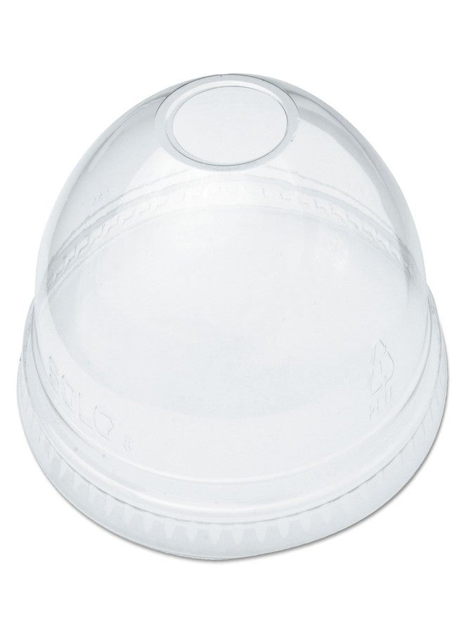DART DLR626PK Ultra Clear Dome Cold Cup Lids F/16-24 Oz Cups, Pet, 100/Pack