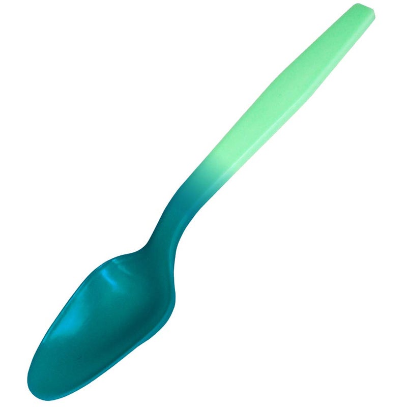AAkron Color Changing Reusable Mood Spoon, Set of 24, Assorted Colors, BPA Free, reacts to cold food temperatures and changes color - perfect for ice cream - MADE IN USA - Image 3