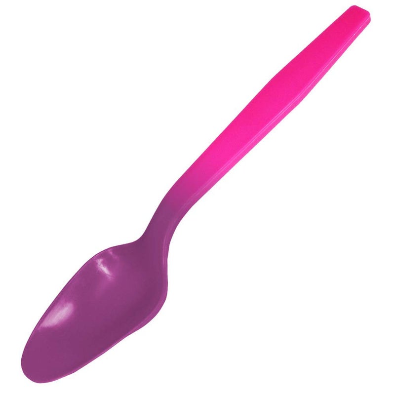 AAkron Color Changing Reusable Mood Spoon, Set of 24, Assorted Colors, BPA Free, reacts to cold food temperatures and changes color - perfect for ice cream - MADE IN USA - Image 5