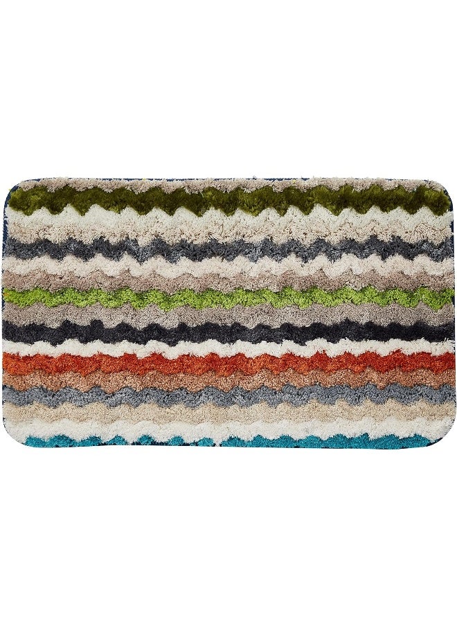 ALSAQER Alsaqer Bath Mat | Door Mat Non-Slip Bath Rug Water Absorbent Bath Mat Premium Floor Rug Cozy Machine Washable Soft and Comfortable Carpet for Bathroom Floors  - Image 1