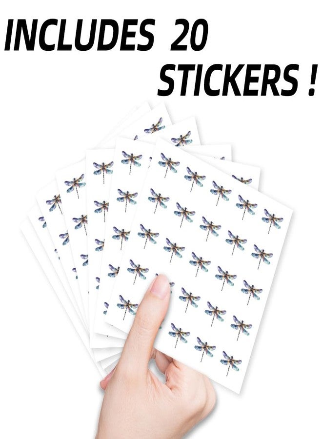 AHANDMAKER 500Pcs Dragonfly Planner Stickers, 0.5In Self-Adhesive Scrapbook Paper Insect Stickers Decals for Scrapbooking Planner Calendar DIY Crafts Album Party Decor Gift Bag Seal - Image 3