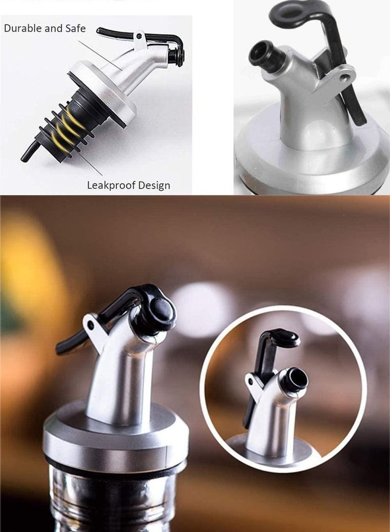 Oil Dispenser Glass Bottle 500ml For Cooking and Dressing Of Salads For Barbecue Parties Non Slippery Body With Elegant and Stylish Design Suitable For Oil and Vinegar and Sauce and Much More - Image 4
