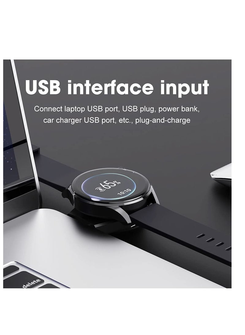 SYOSI 2 in 1 USB Charger for HUAWEI Watch 3, Magnetic Wireless Charging for HUAWEI Watch 3 Pro/HUAWEI Watch GT2 Pro,Travel Portable Smart Watch Charger for HUAWEI Watch 3 with USB C Charger port  - Image 5