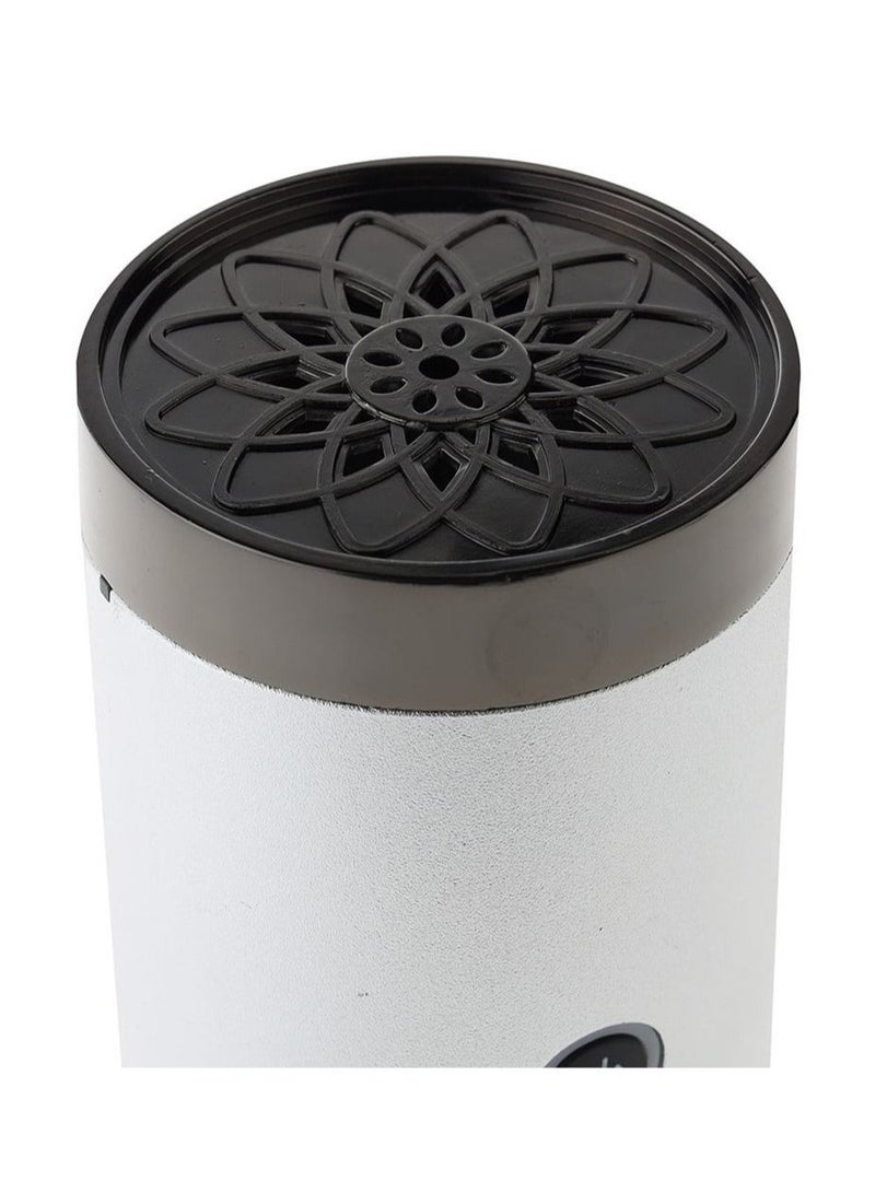 New Style Portable USB Type-C Power Rechargeable Electric Incense Burner silver - Image 2